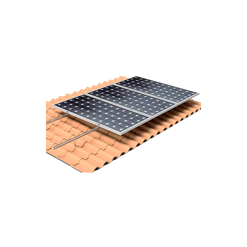 SUNFER KIT DE ESTRUCTURA COPLANAR PARA CUBIERTA DE TEJA KH915 (VERTICAL)