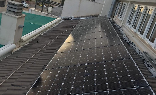 Paneles solares cliente particular
